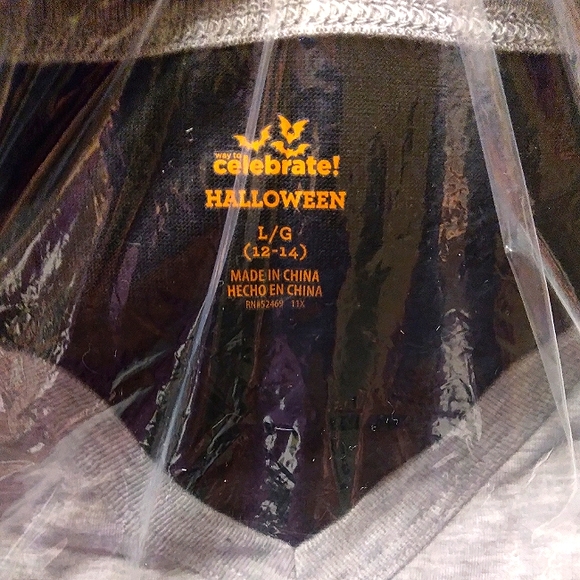 NWT Women's Heather Grey Alien "Halloween Costume" gown. Ladies Large - Picture 5 of 5